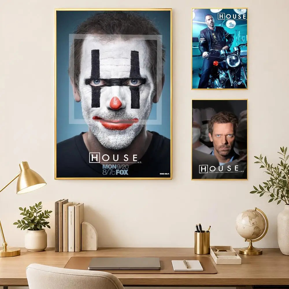 House TV Series Self-Stick HD Wall Poster – Waterproof Decor Wall Art Poster Axl
