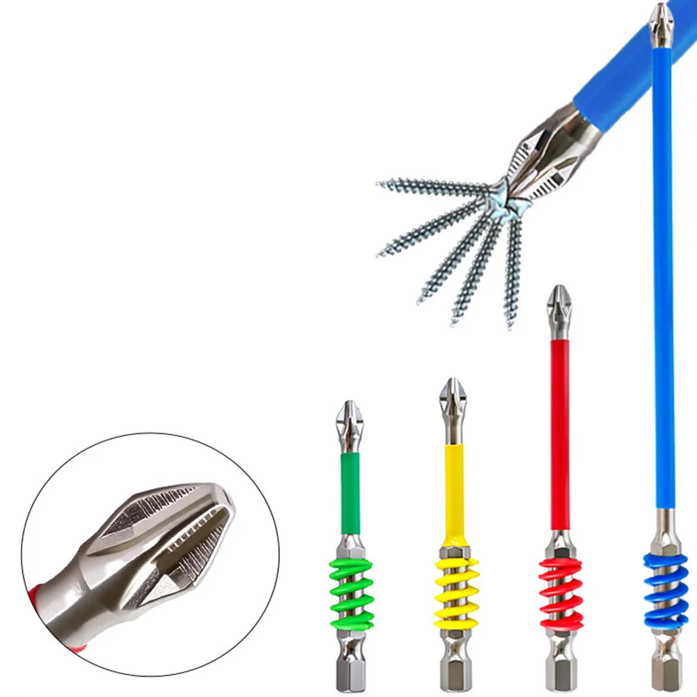 4-Piece PH2 Spring-Loaded Anti-Slip Screwdriver Bit Set Screwdriver Bit Set Axl China Mainland