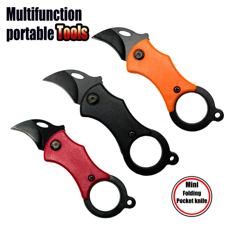 Mini Folding Pocket Knife – EDC Keychain Camping Tool Folding Pocket Knife Axl