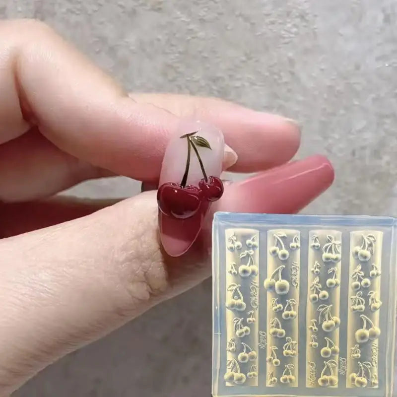 3D Rose Butterfly Silicone Nail Art Mold | DIY Manicure Tool Nail Art Mold Axl