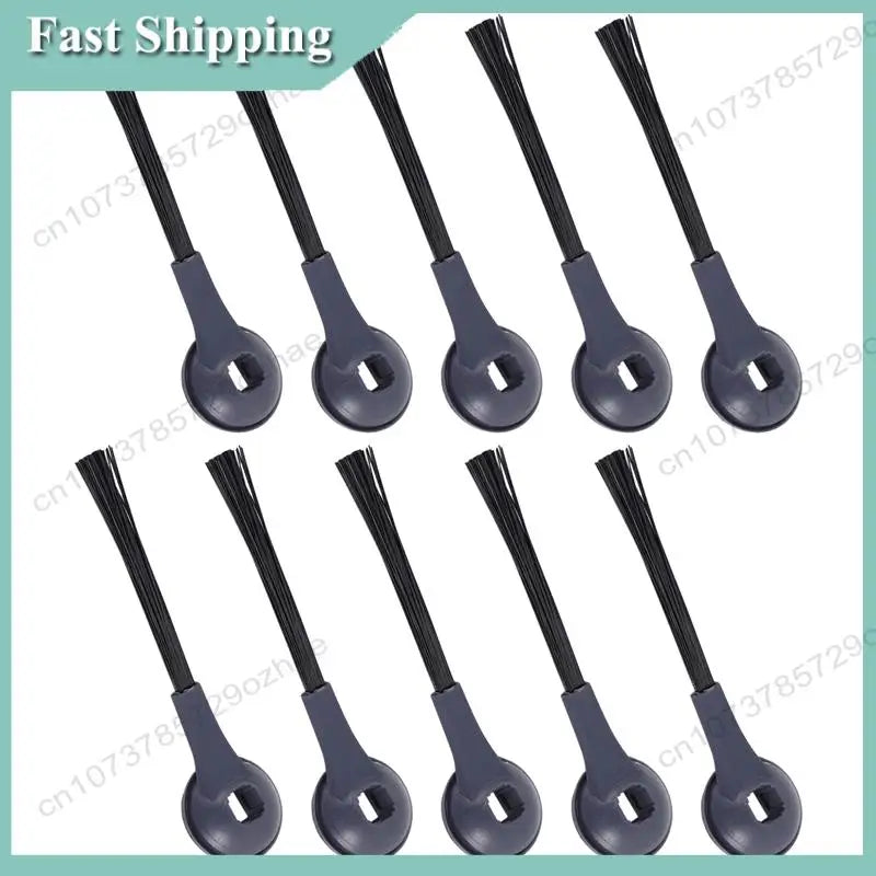 10-Pack Side Brushes for Shark IQ Robot RV1001AE RV1100 RV912S Vacuum Brush Replacement Axl Black