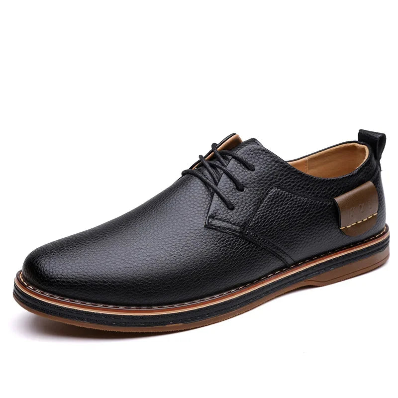 Men's Brogue Oxford Lace-Up Dress Shoes – Plus Size Loafers Men's Dress Shoes Axl