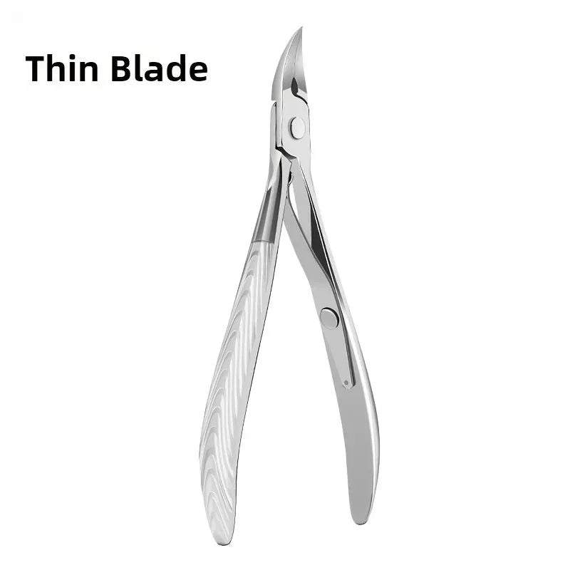Stainless Steel Toenail Clippers – Slanted Tip for Thick Nails Nail Clippers Axl 1pcs 1