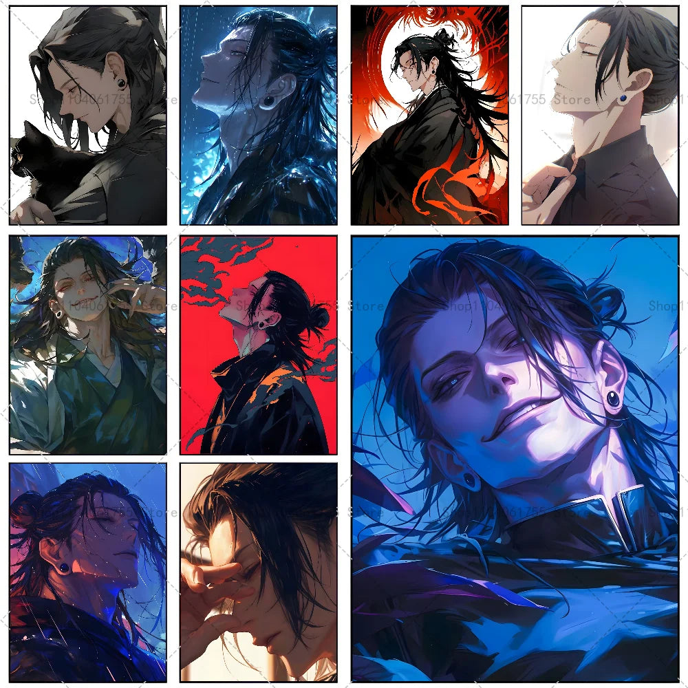 Jujutsu Kaisen Geto Suguru Poster – Waterproof Wall Sticker Anime Wall Poster Axl
