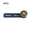 4-Pack Jeans Button Extender – Adjustable Waist Expander Clothing Button Extender Axl Along
