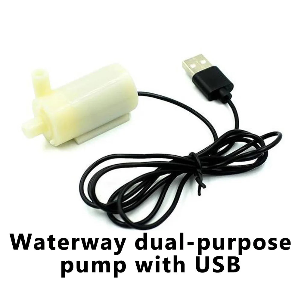 DC 3V–5V USB Mini Submersible Water Pump | Aquarium Fountain Submersible Water Pump Axl waterway USB