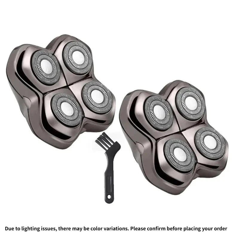 Pitbull PRO Floating 4-Head Shaver Replacement Heads – Gunmetal Shaver Replacement Heads Axl gunmetal-1set