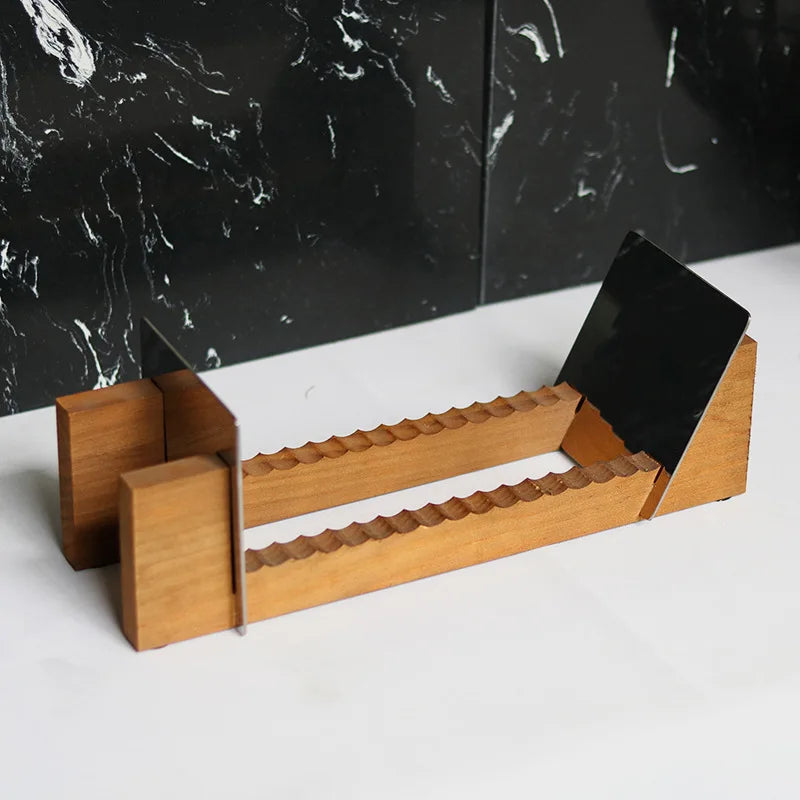Wooden Record & CD Storage Rack – Nordic Desktop Display Stand Desktop Storage Rack Axl