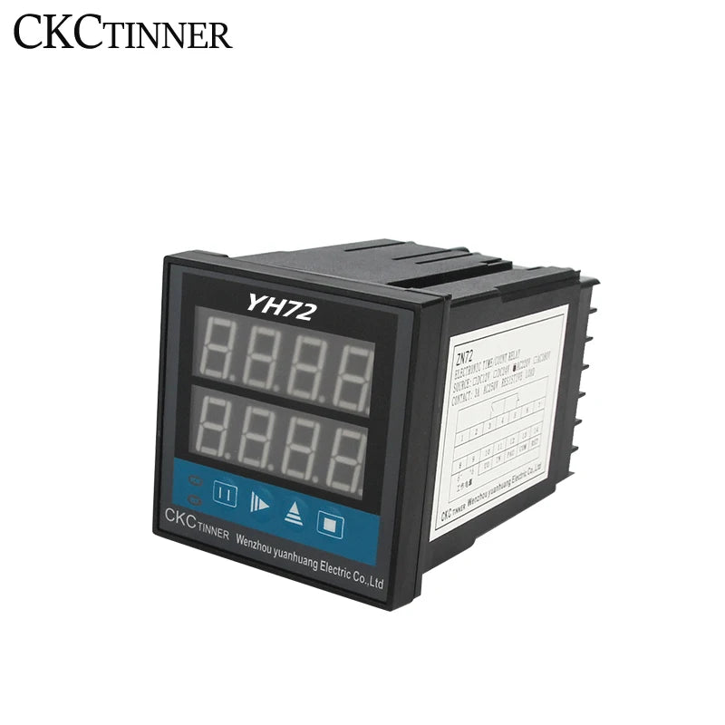ZN72 Digital Time Relay Counter 12V–380V Multifunction Timer Digital Timer Relay Axl