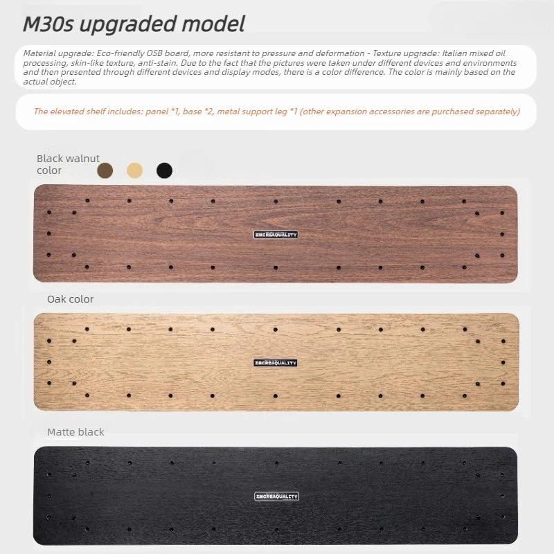 Monitor Stand Riser & Modular Wood Desk Organizer – M30S Monitor Stand Riser Axl