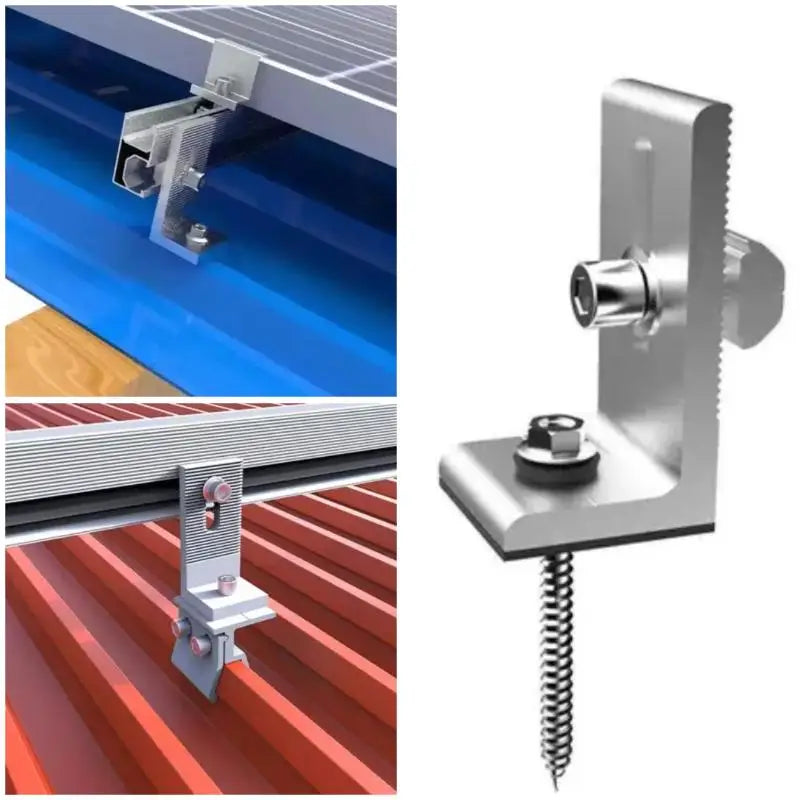 L-Foot Aluminum Solar Panel Mounting Bracket | Rail Support Solar Mounting Bracket Axl