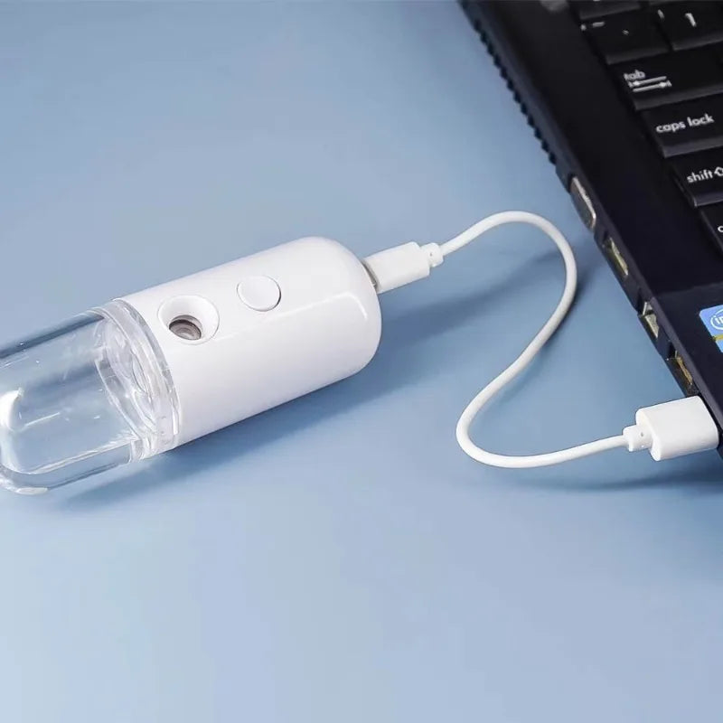 Portable Nano Mist Facial Steamer | USB Rechargeable Sprayer Facial Mist Steamer Axl