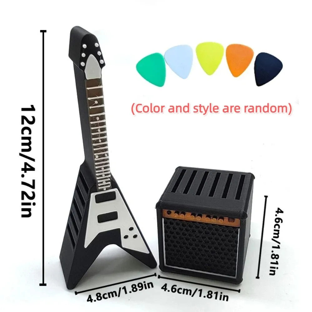 Retro Guitar Pick Holder – 3D Printed Speaker Design Display Box Guitar Pick Holder Axl