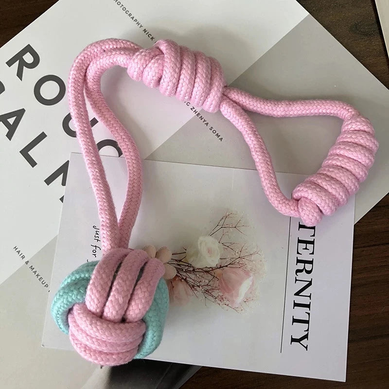 6-Piece Cotton Rope Dog Toy Set – Chew & Teeth Cleaning Dog Rope Toys Axl