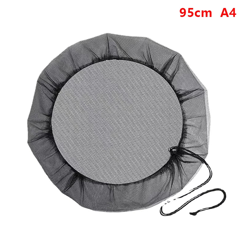Mesh Cover Netting for Rain Barrels – Anti-Mosquito Tank Cover Rain Barrel Cover Axl 95cm
