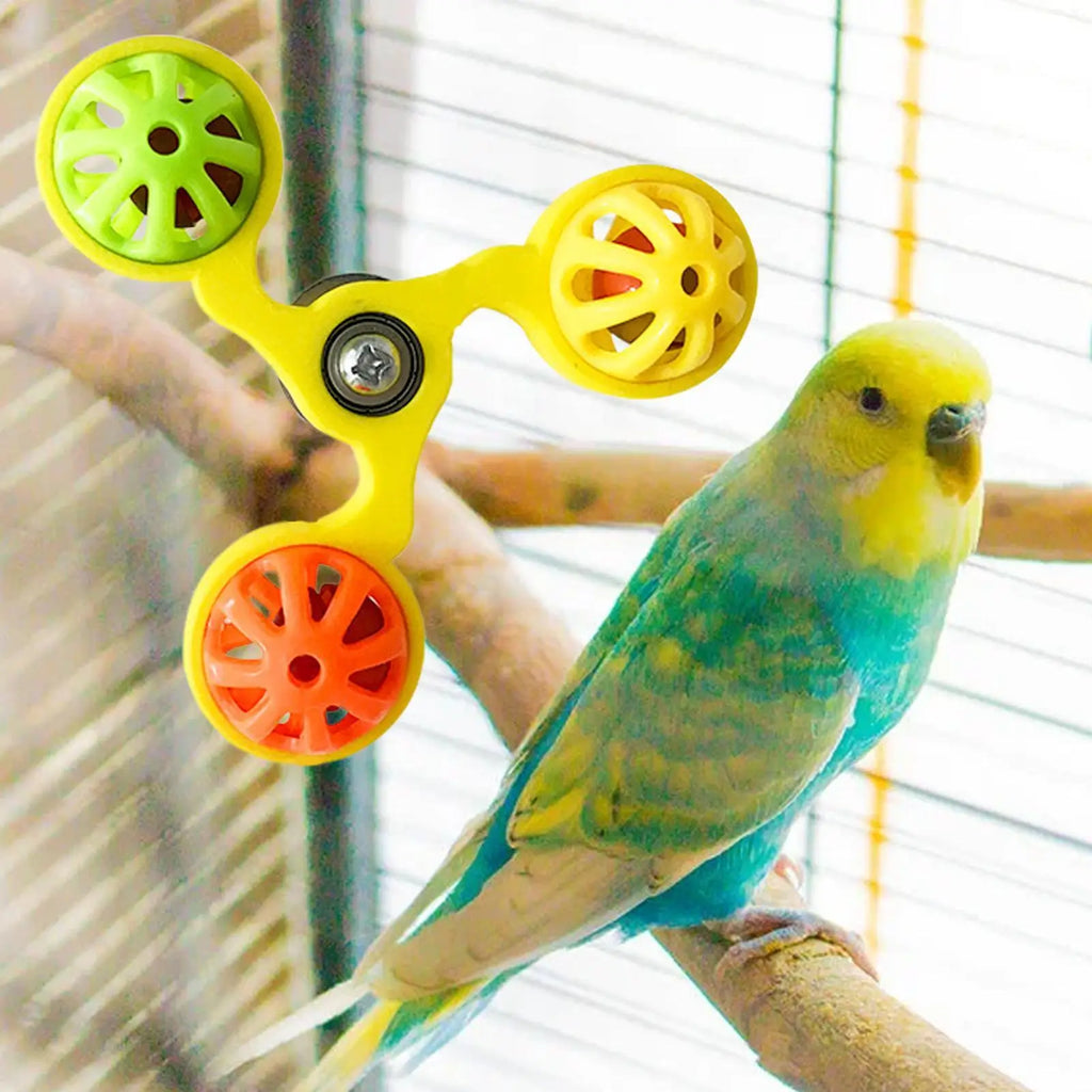 Interactive Rotating Windmill Parrot Toy | Bird Cage Toy Bird Cage Toy Axl