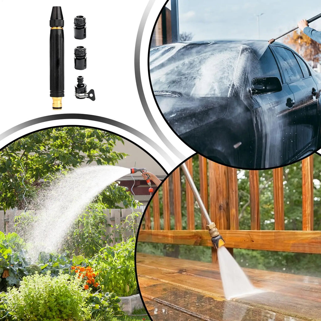 High-Pressure Adjustable Hose Sprayer Nozzle – Car & Garden Garden Hose Nozzle Axl