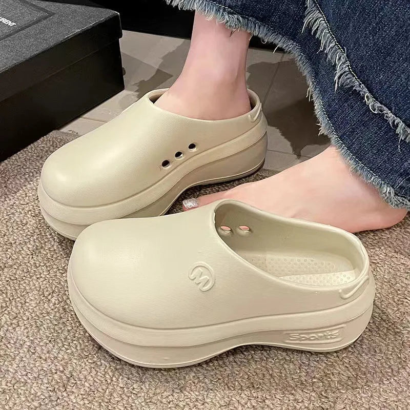 Women's Chunky EVA Platform Clogs – Non-Slip Beach Sandals Platform Clog Sandals Axl