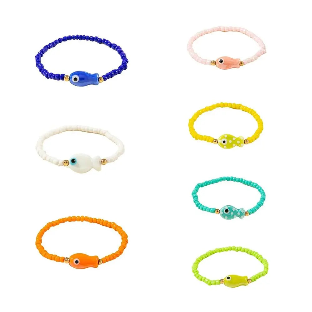 Bohemian Ocean Fish Bracelet – Colorful Beach Bangle Gift Fashion Bracelet Axl