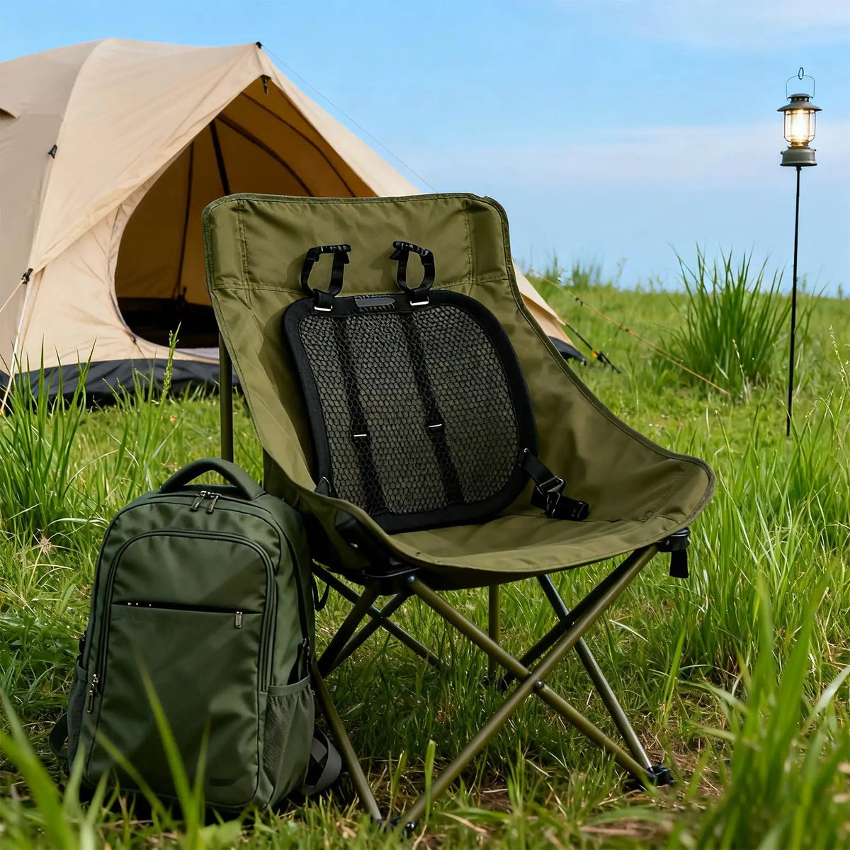 Backpack Airflow Spacer Frame – 3D Breathable Lumbar Back Pad Backpack Ventilation Frame Axl