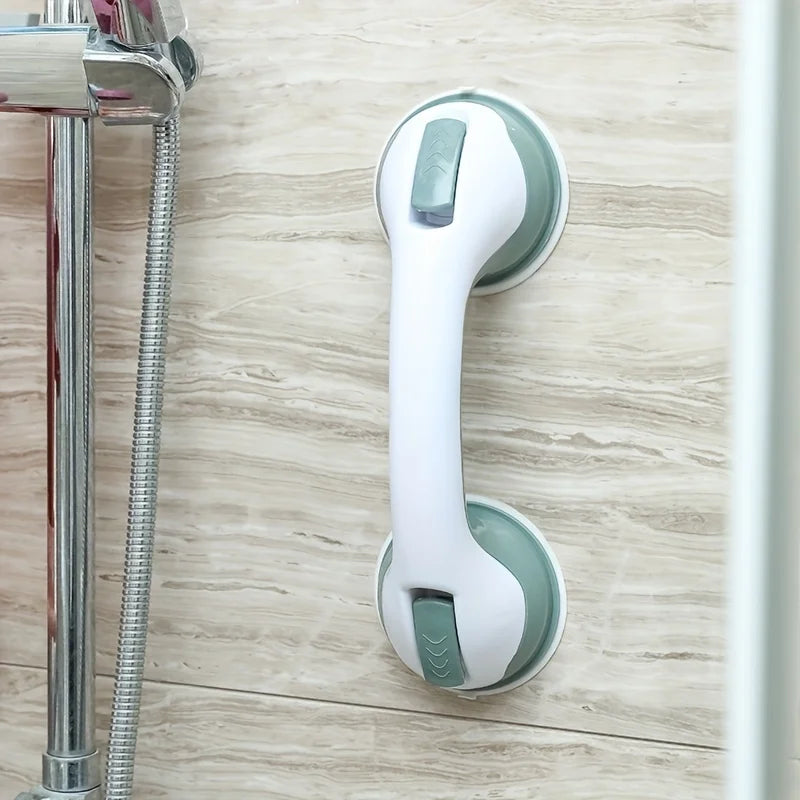 Suction Cup Shower Grab Bar – Anti-Slip Safety Handle 2 Pack Bathroom Grab Bar Axl 2pcs gray