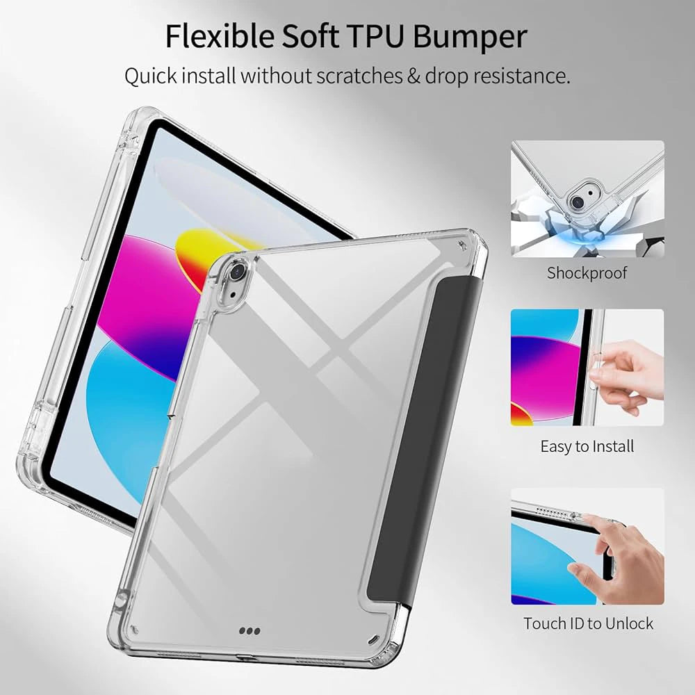 Y-Shape iPad Case | Pencil Holder & Multi-Angle Stand Tablet Case Axl