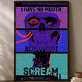 I Have No Mouth and I Must Scream Poster – Self-Stick Wall Art Wall Art Poster Axl White12 50X70cmNoframe