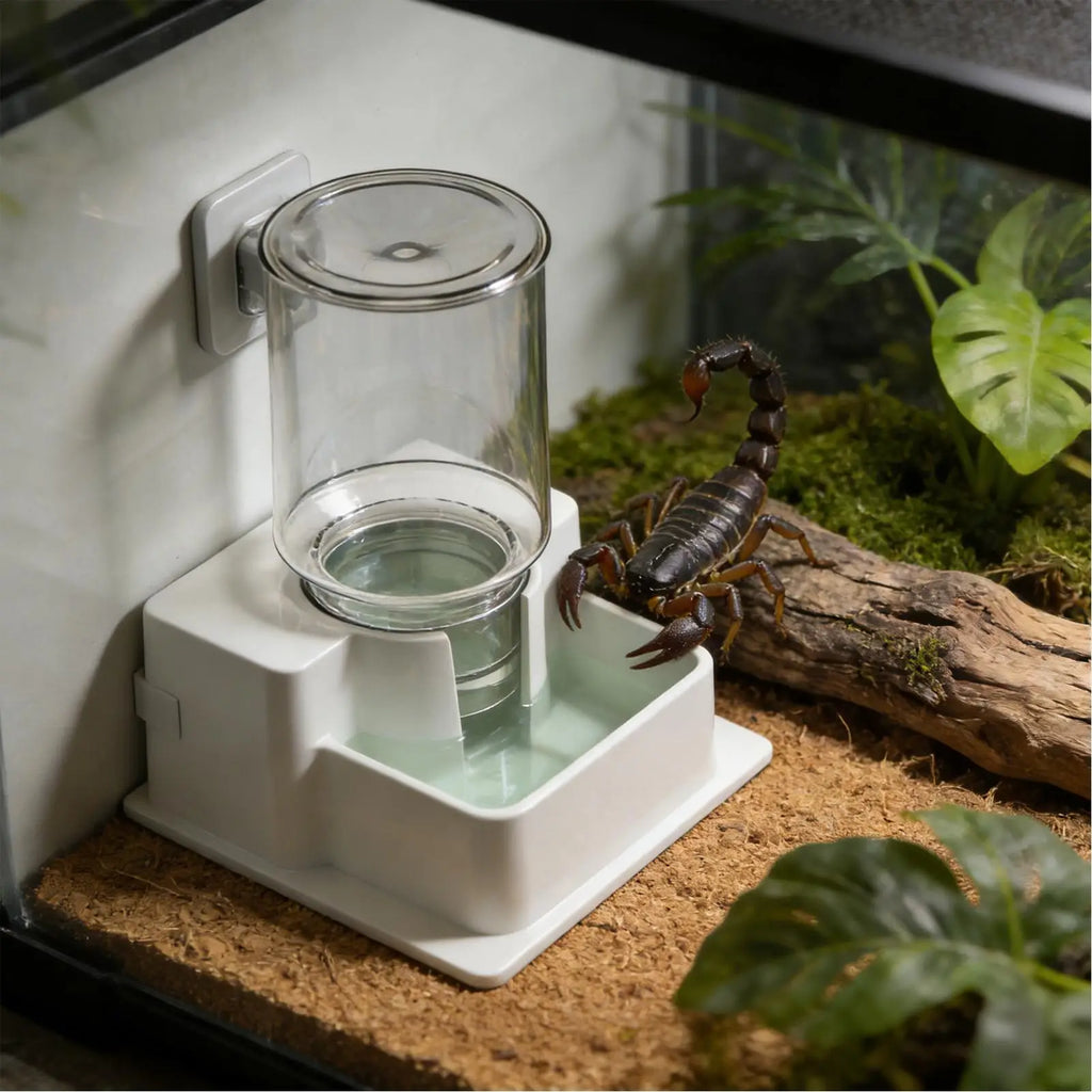 Automatic Reptile Water Dispenser – Tortoise & Gecko Dish Reptile Water Dispenser Axl