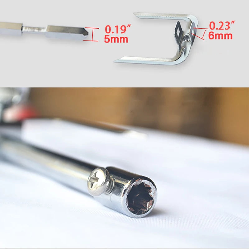 Scalable Stainless Steel Rotisserie Chicken Roasting Fork 31–39cm Rotisserie Roasting Fork Axl