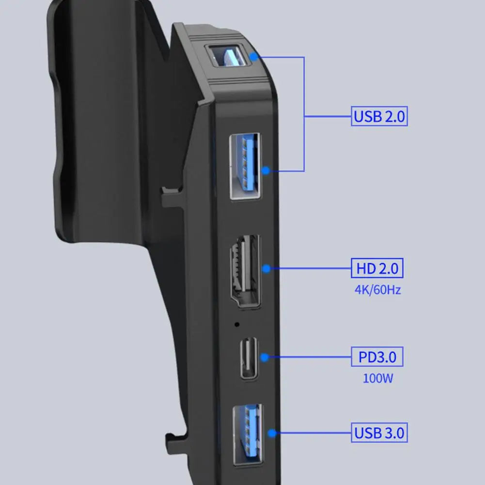 5-in-1 Steam Deck Docking Station Hub – HDMI & USB-C USB-C Docking Station Axl