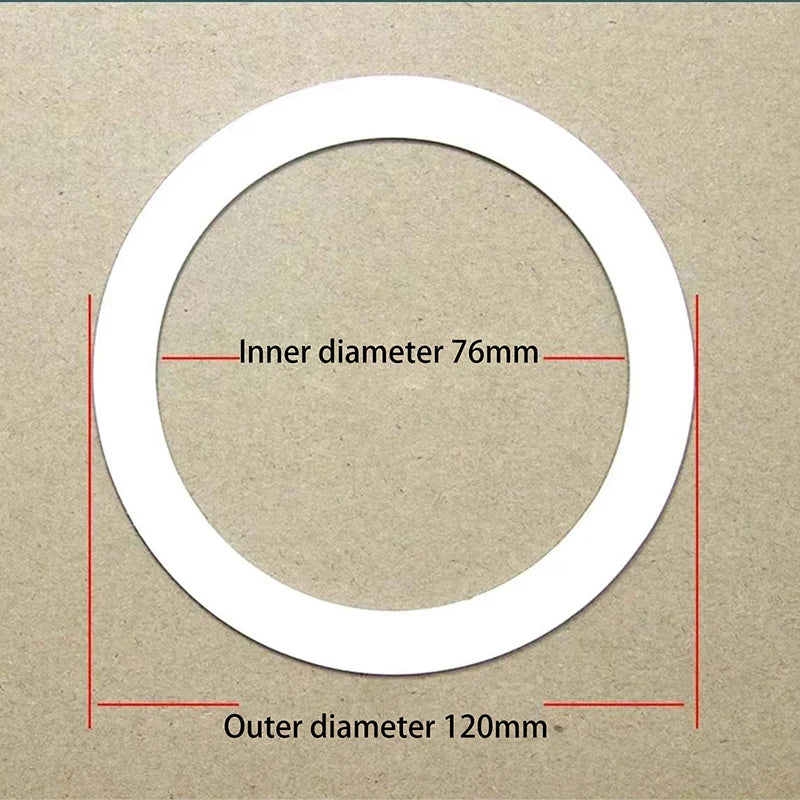 LED Downlight Ring Adapter – White Lampshade Spacer & Gasket Downlight Ring Adapter Axl A6