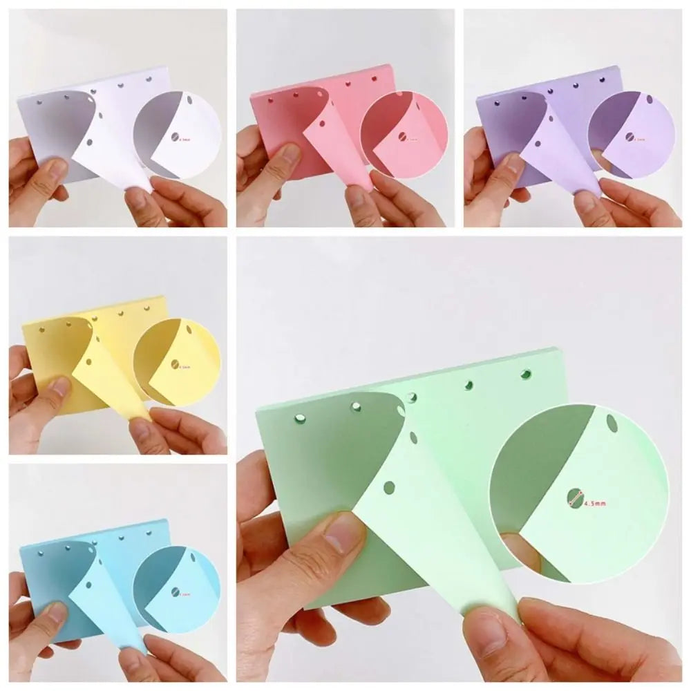 A8 M5 Candy Color Loose Leaf Refill Paper 50 Sheets – 5-Ring Loose Leaf Refill Paper Axl