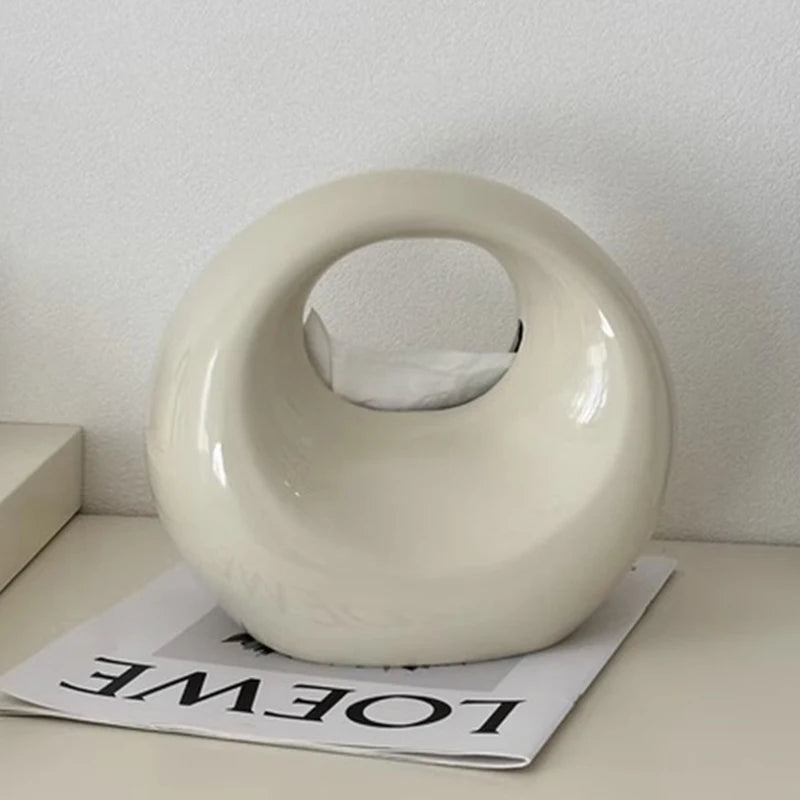Modern Resin Tissue Box – Desktop Napkin Holder for Home Décor Tissue Box Holder Axl