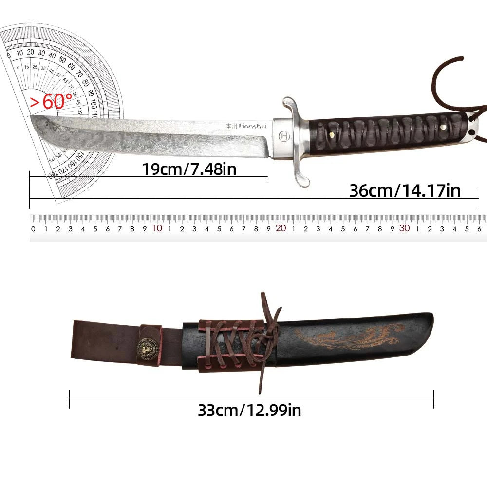 Damascus Chef's Knife – 8" Japanese-Style Kitchen Knife Damascus Kitchen Knife Axl