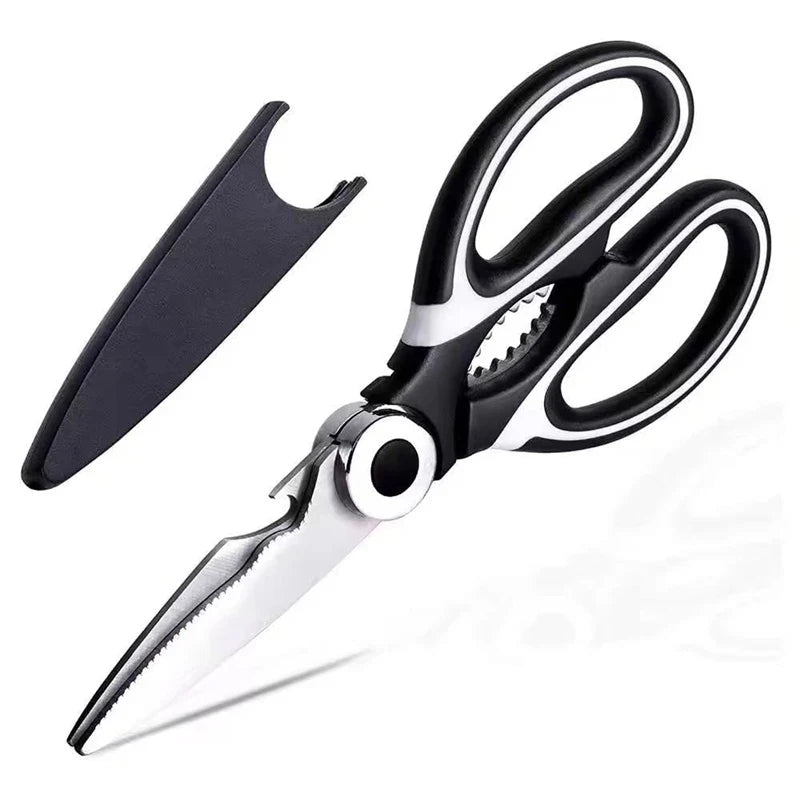 Stainless Steel Multifunctional Kitchen & BBQ Shears Kitchen Shears Axl 1pcs