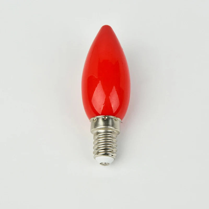 LED Altar Candle Bulb E12/E14 Red Temple Decorative Lamp Decorative LED Bulb Axl