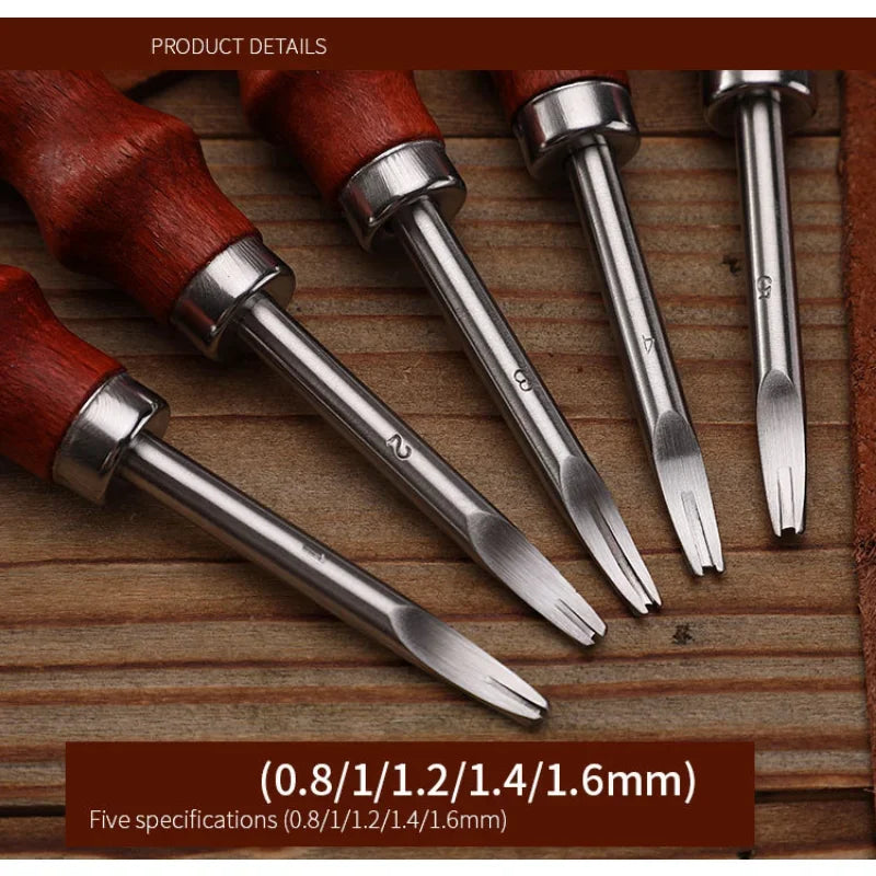 Leather Edge Beveler Skiving Knife – DIY Craft Hand Tool Leather Craft Tool Axl