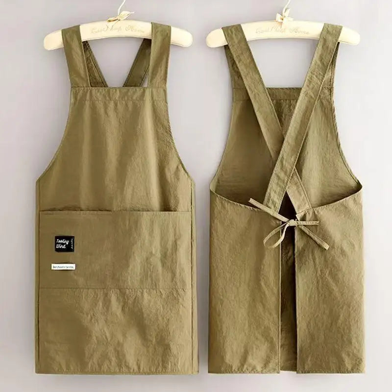 Breathable Waterproof Kitchen Apron – Anti-Fouling Work Apron Kitchen Apron Axl