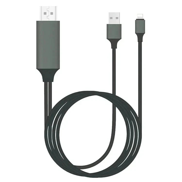 1080P Digital AV Adapter – iPhone & iPad to HDTV Cable Digital AV Adapter Axl black