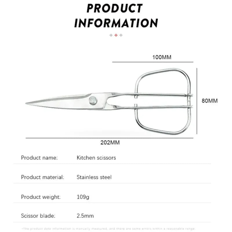 Detachable Stainless Steel Kitchen & Grill Scissors | Multifunctional Kitchen Scissors Axl