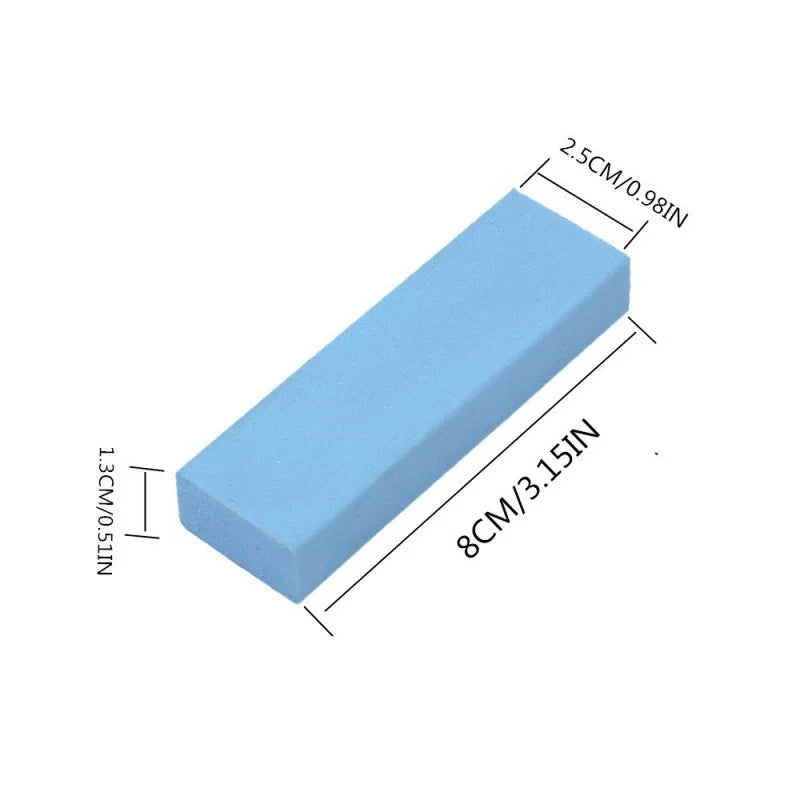 Stainless Steel Magic Eraser – Kitchen Stain Remover Tool Kitchen Cleaning Eraser Axl blue 8x2.5x1.3cm