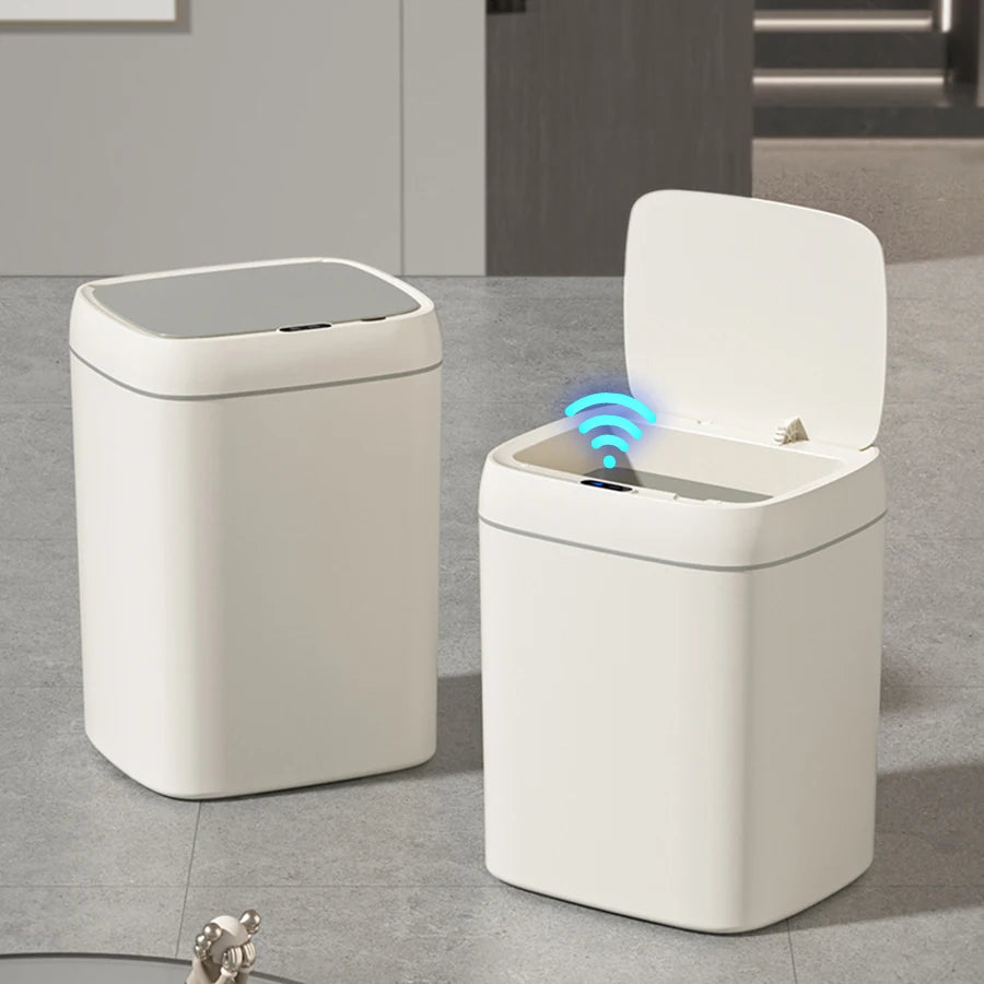 ONEKA Touchless Trash Can – Motion Sensor Auto Lid Bin Touchless Trash Can Axl