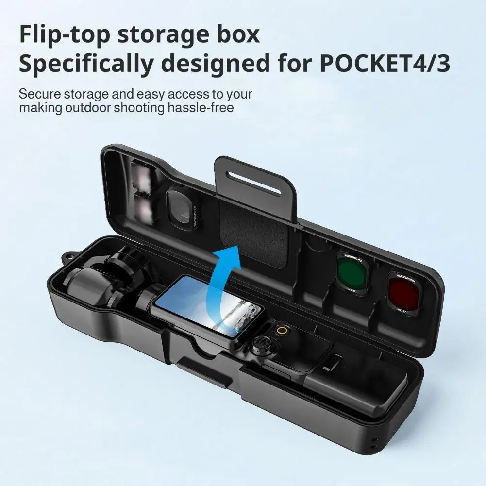 Hard Shell Storage Case for DJI Osmo Pocket 4/3 | Travel Cover Camera Storage Case Axl