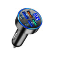 Multi-Port Car Charger PD QC3.0 USB-C Fast Charging Adapter Car Charger Axl CH66