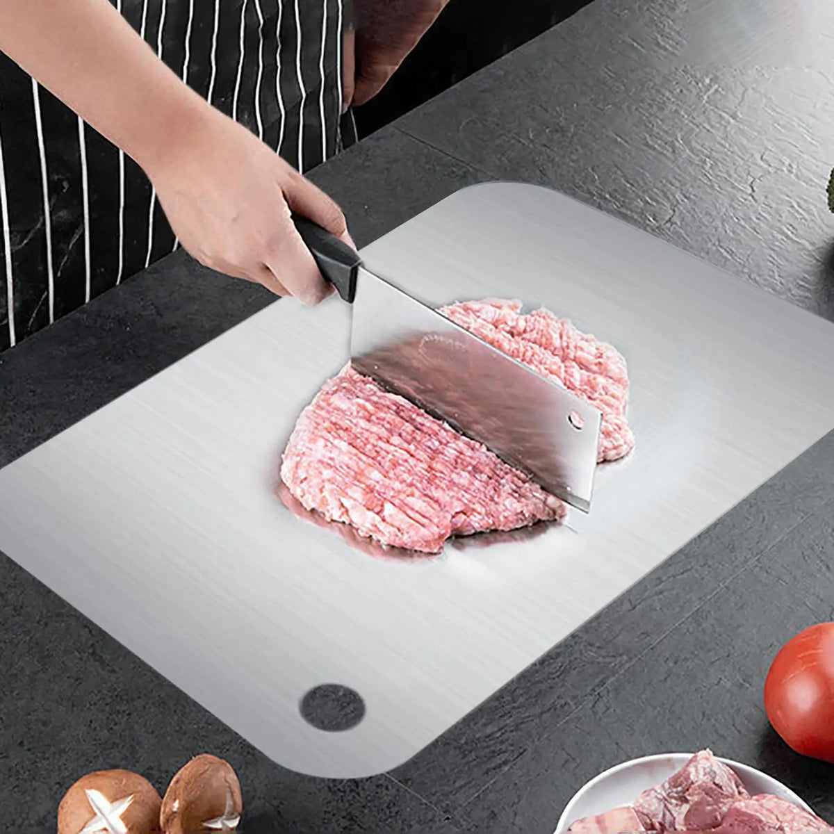 Titanium Cutting Board – Double-Sided Food Grade Chopping Mat Cutting Board Axl