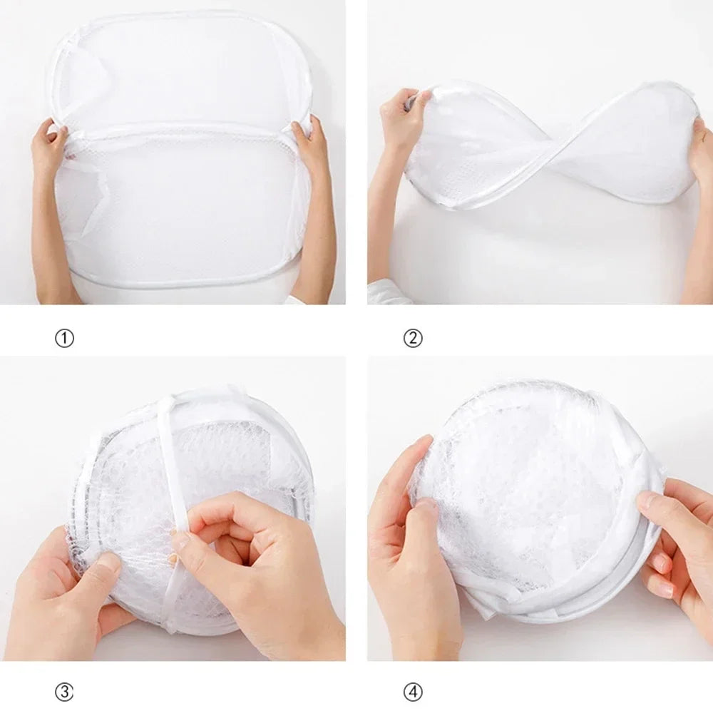 Foldable Laundry Basket – Ventilated Large Clothes Hamper Laundry Hamper Axl