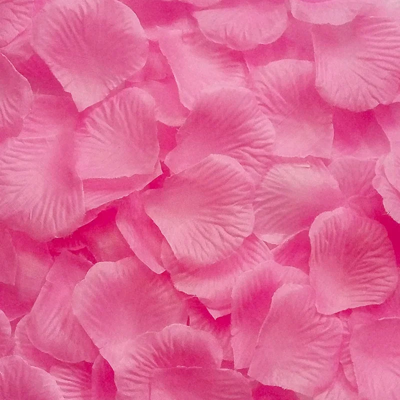 Silk Rose Petals 100pc – Wedding & Valentine's Day Scatter Decor Silk Scatter Petals Axl Pink