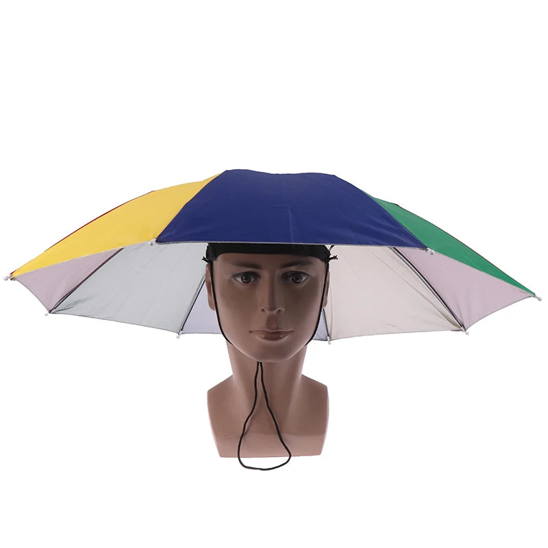Foldable Umbrella Hat – Hands-Free Sun Cap for Fishing & Hiking Umbrella Hat Axl