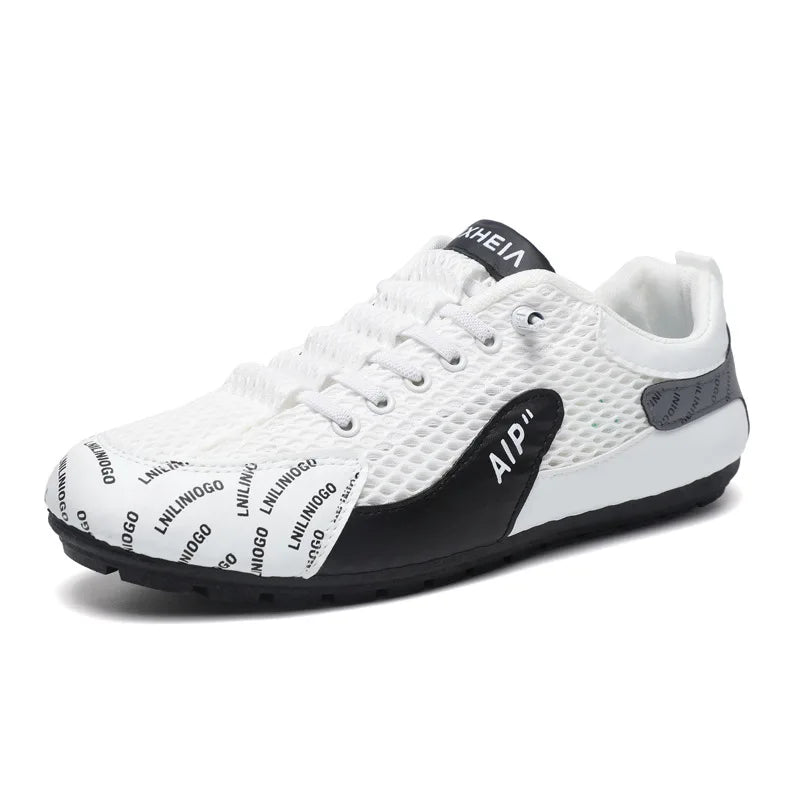 Men's Breathable Mesh Sport Sneakers – Non-Slip & Lightweight Men's Sport Sneakers Axl WHITE 39