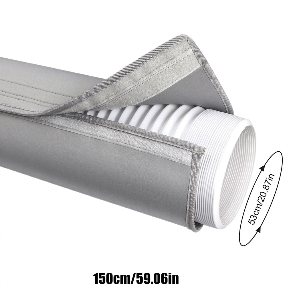 Portable AC Hose Insulation Cover Wrap with Elastic Band AC Hose Cover Axl